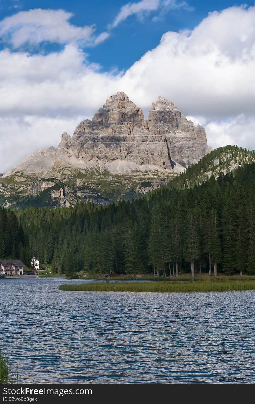 Lake Misurina and Tre Cime di Lavaredo