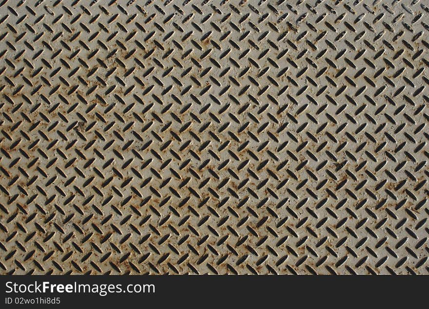 Rusted steel plate texture background