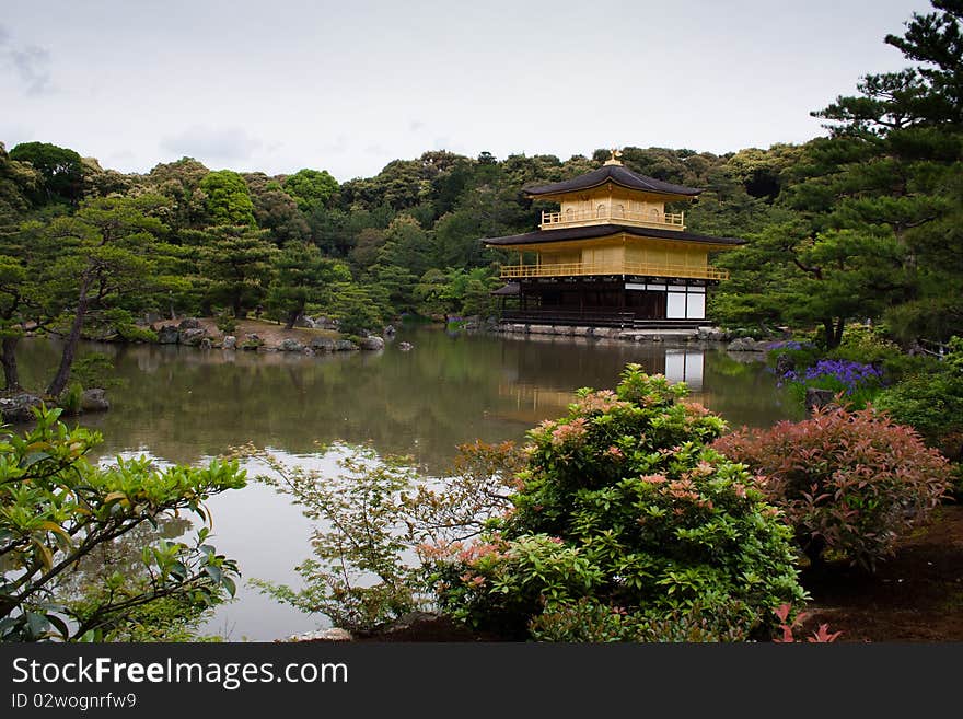 Golden temple in Kyoto