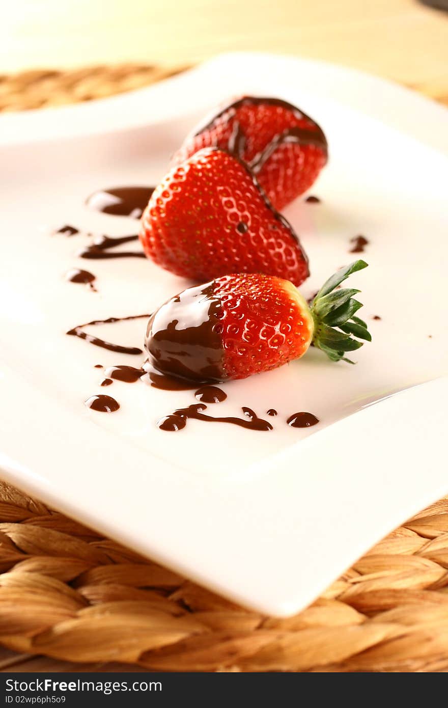 Strawberry In Chocolate