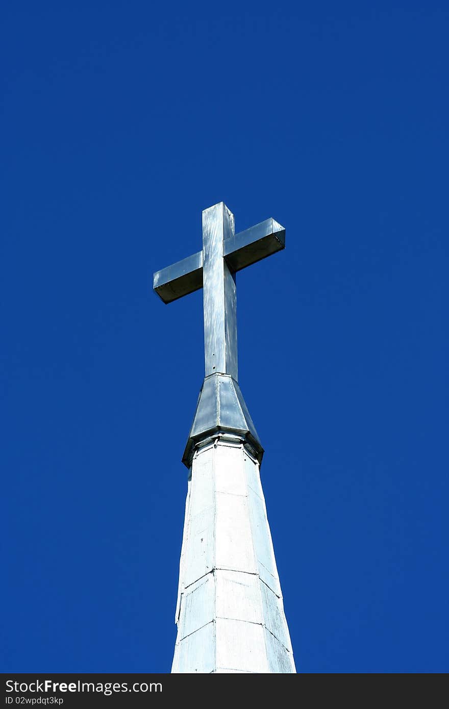 Cross on top of a church