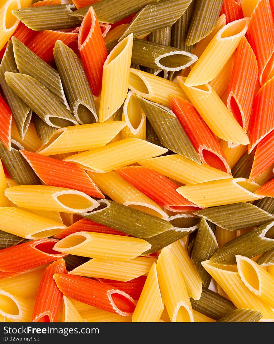 Colored pasta