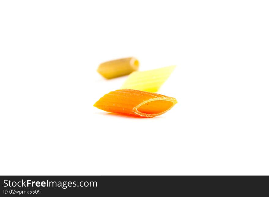 Colored raw pasta (shallow DOF). Colored raw pasta (shallow DOF)