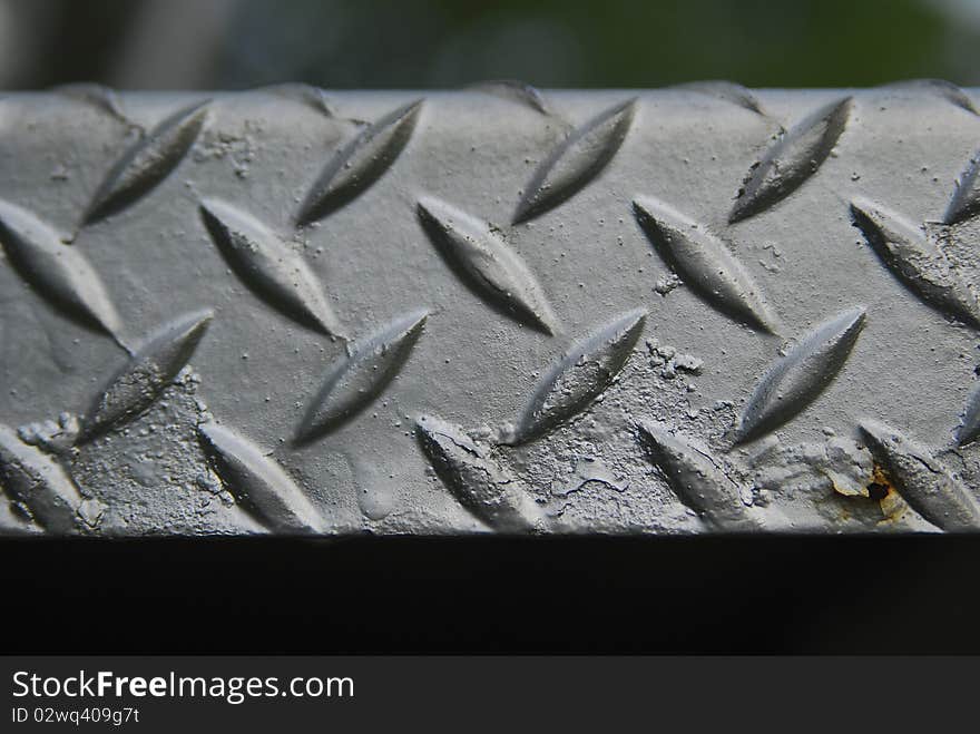 Close up of metal diamond plate texture. Close up of metal diamond plate texture.