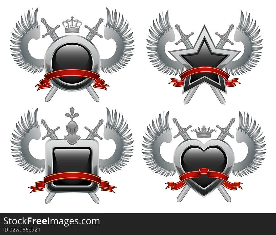 Coat of arms. Vector illustration.