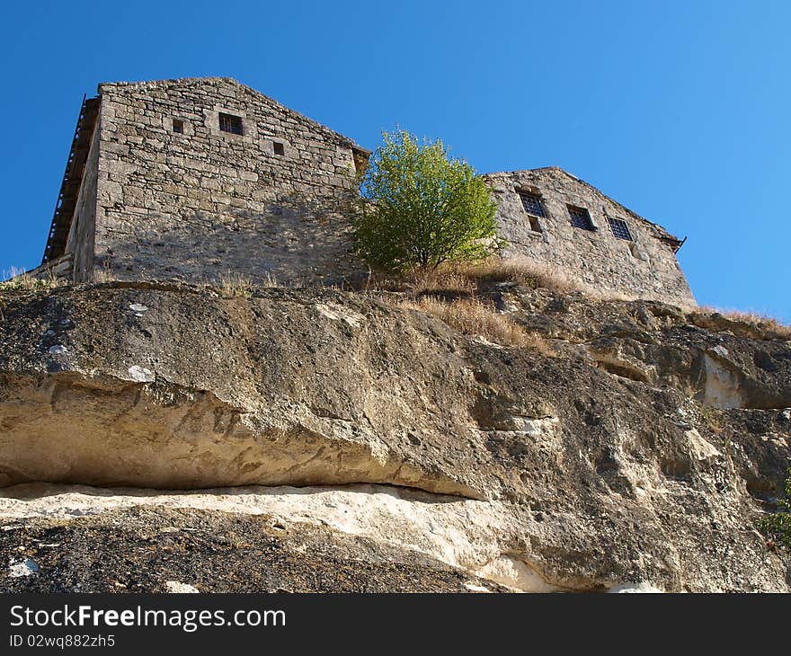 Old stone house in Cave City Chufut-Kale