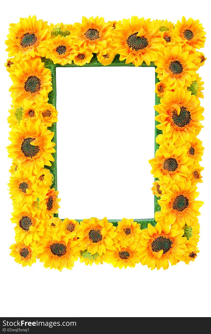 Photo Frame With Sunflowers