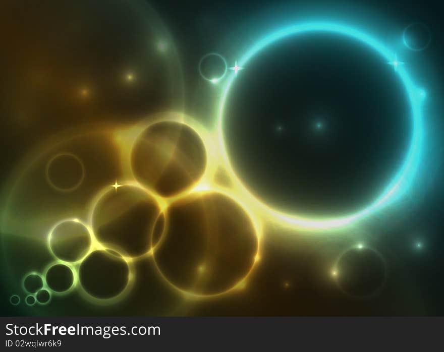 Abstract background shiny space beautiful style