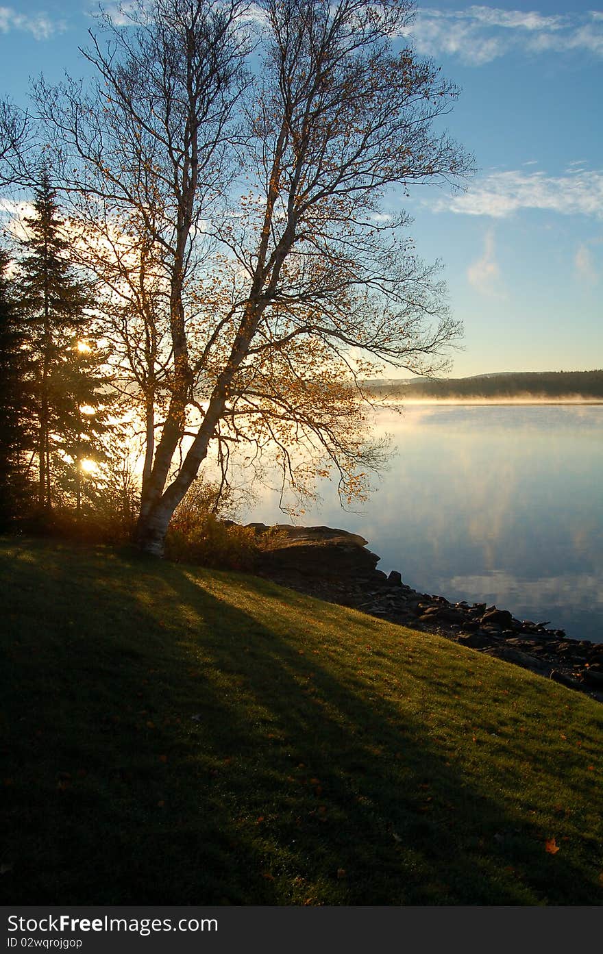 Lake Sunrise (verticle)