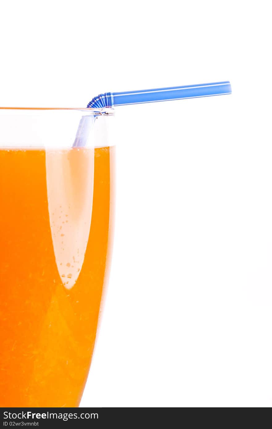 A cup of fruit juice(drink) with straw. A cup of fruit juice(drink) with straw.