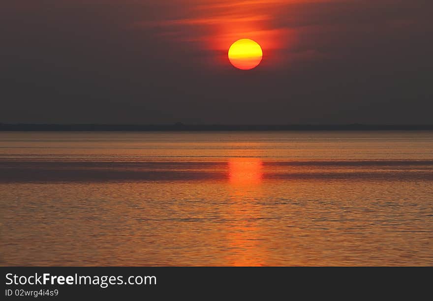 The shot was done at the sunset on the beach of the Riga's gulf near Dubulti resort hotels. The shot was done at the sunset on the beach of the Riga's gulf near Dubulti resort hotels