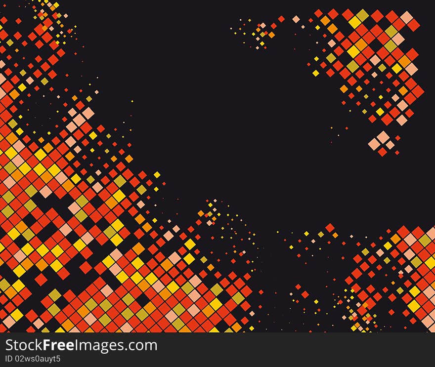 Abstract background of geometric shapes