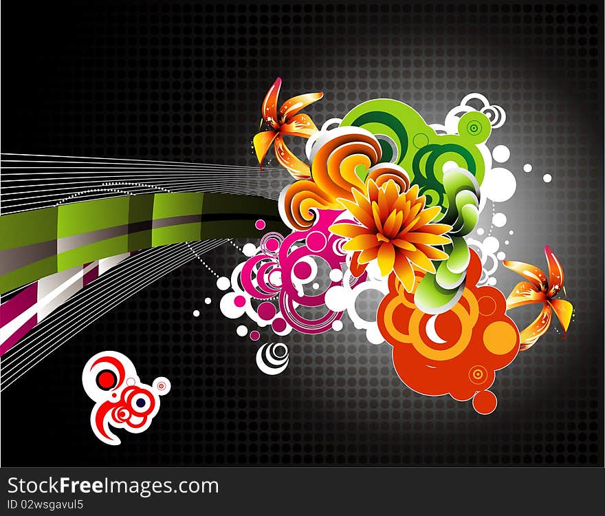 Background Flower Illustration