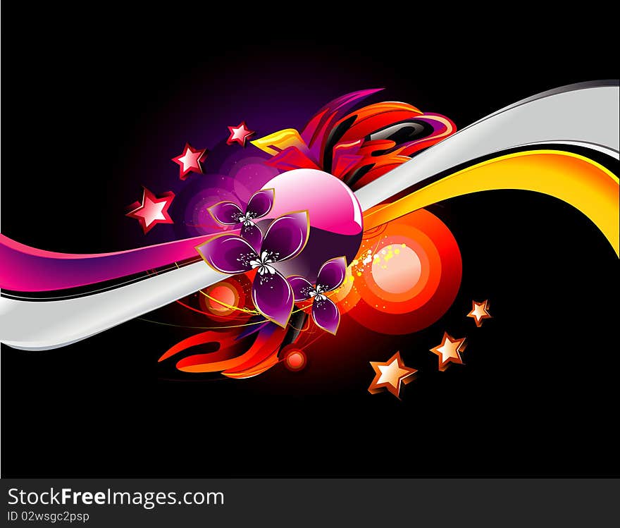 Background Flower Illustration