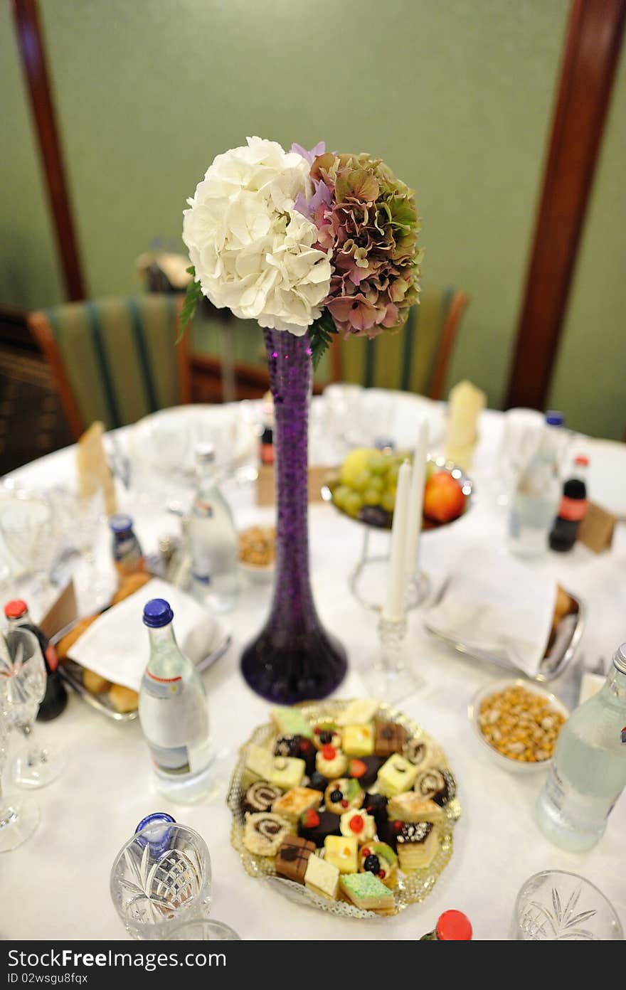 Table setting before a wedding. Table setting before a wedding