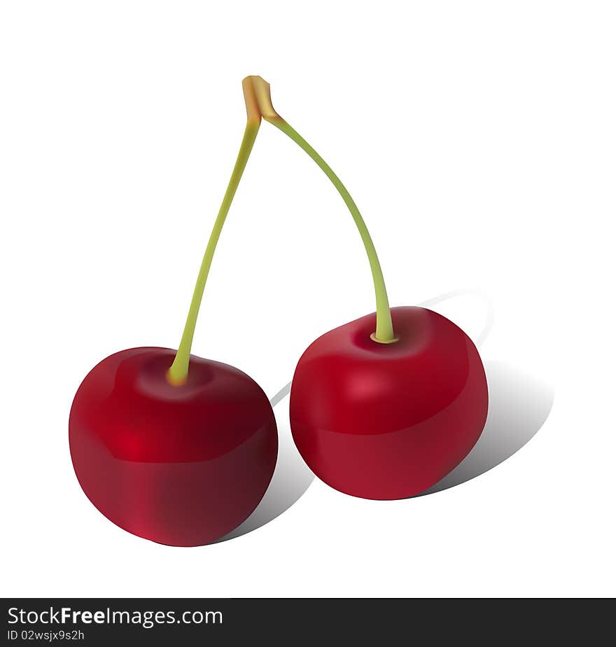 Two cherries.