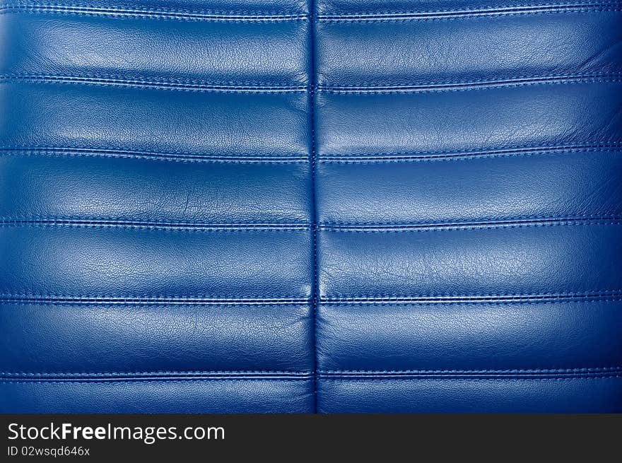 Blue leather texture