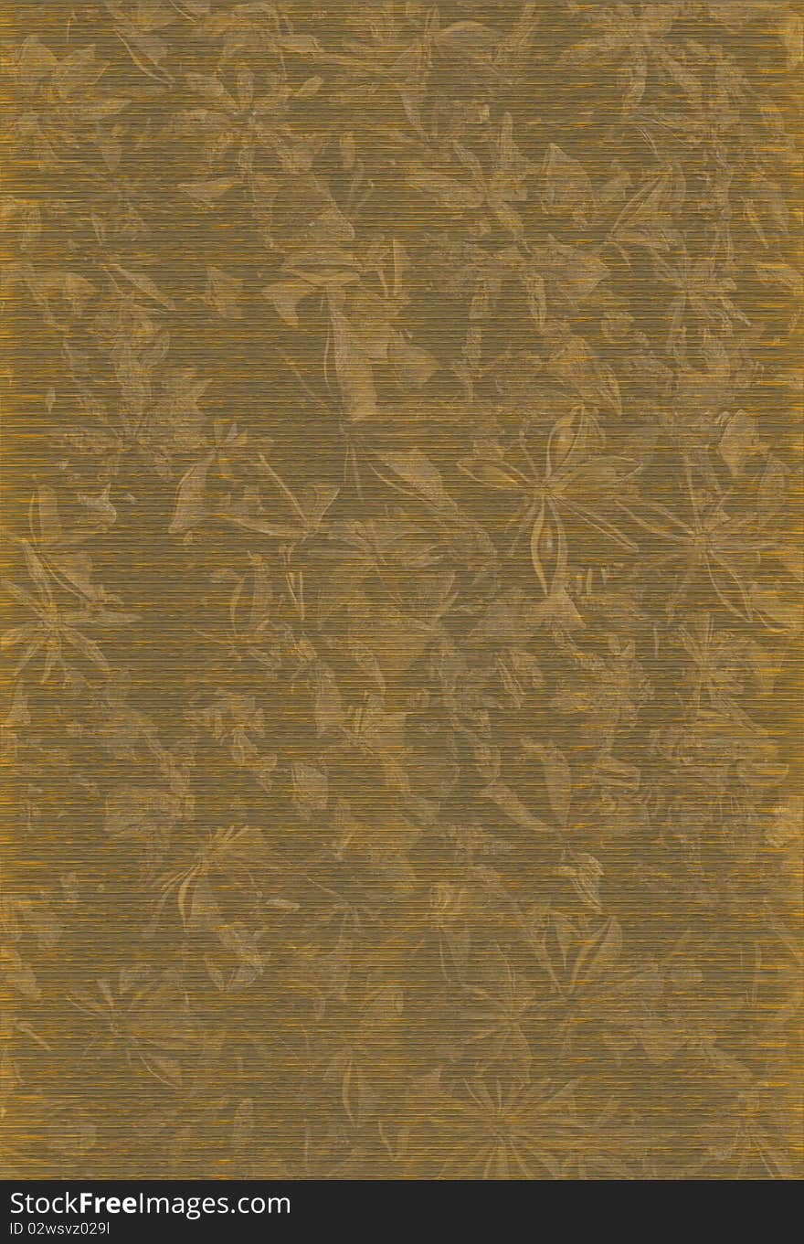 Grungy Spice Star Anise Print Background