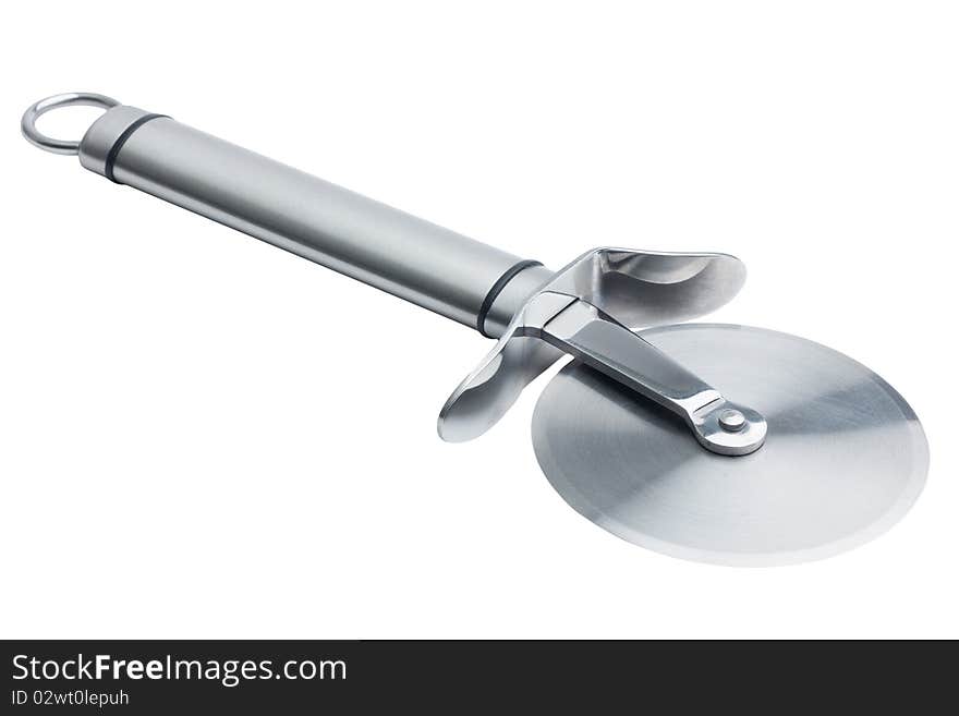 Stainless steel pizza cutter