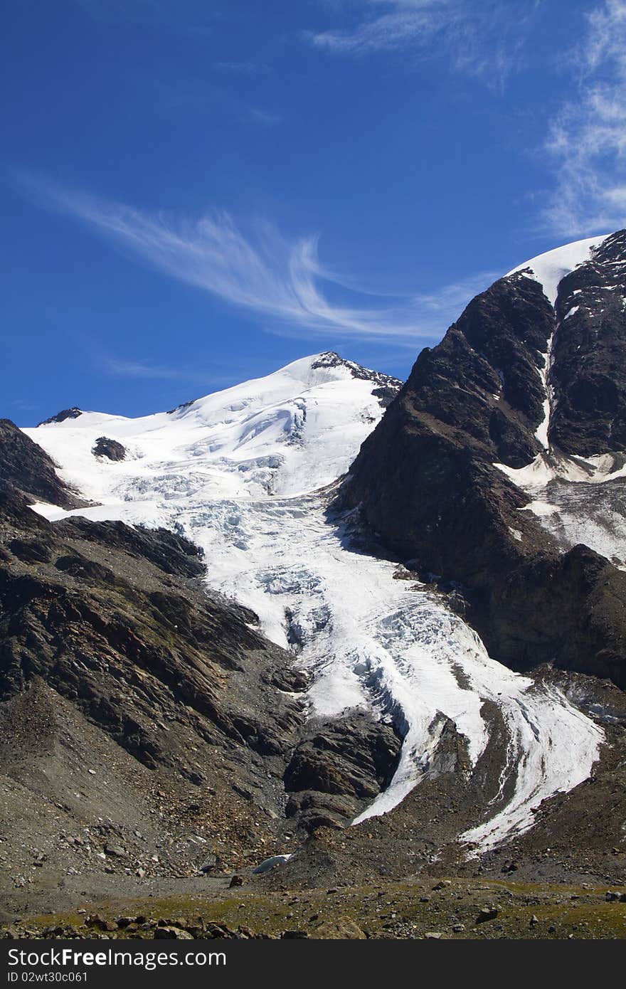 Forni glacier in Alta Valtellina