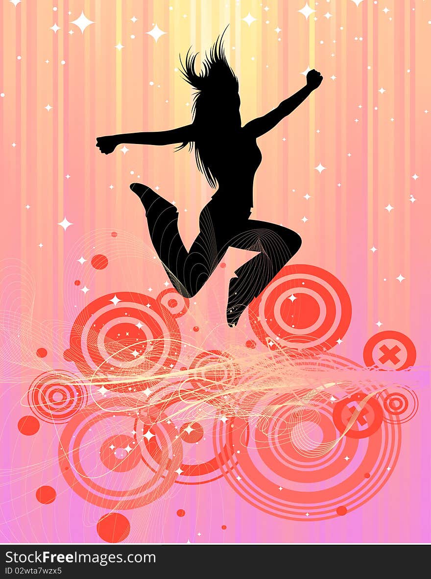 Jumping Woman