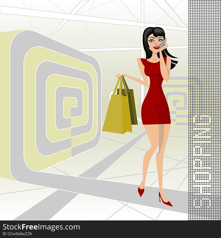 Shopping woman