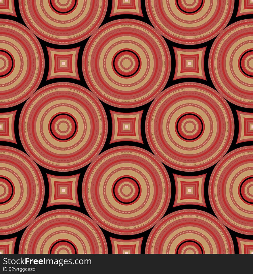 Decorative and  retro background vector