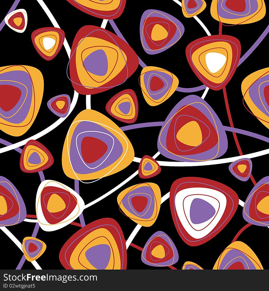 Decorative and retro abstract background vector