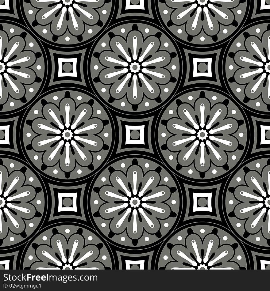 Decorative and retro background vector. Decorative and retro background vector