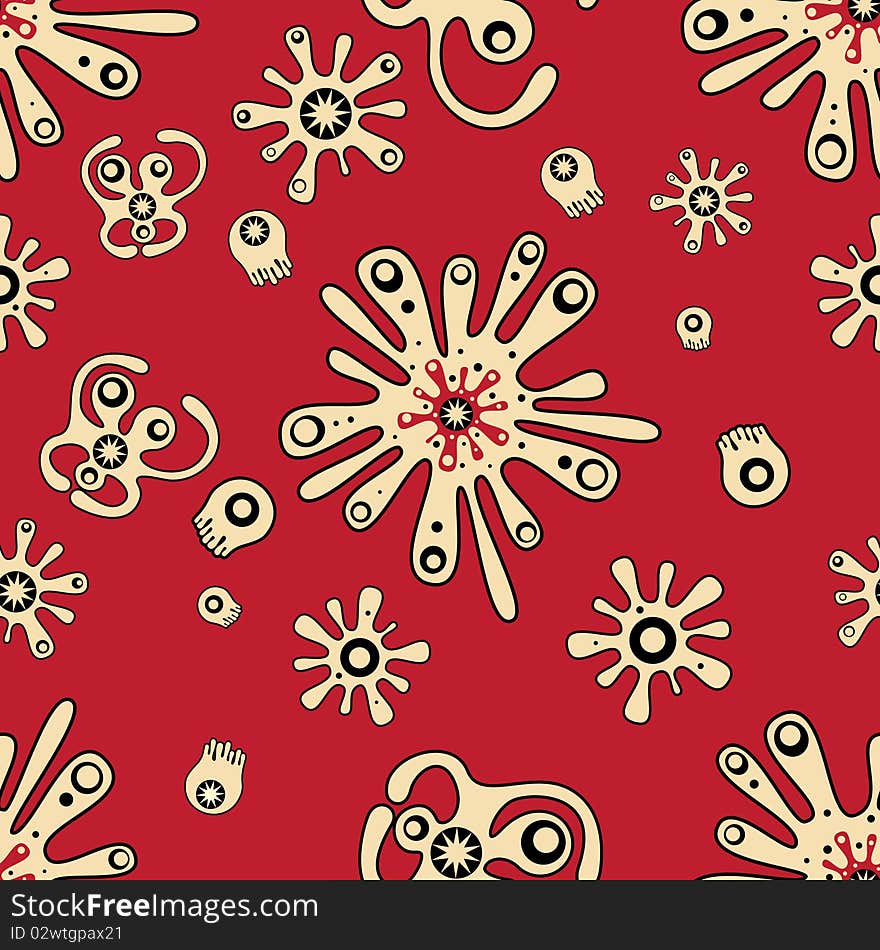 Decorative and retro abstract background vector