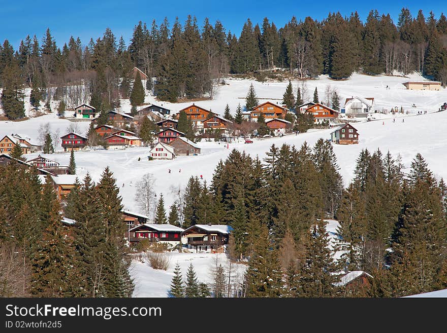 Winter in the alps