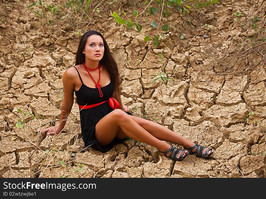 Girl in Desert