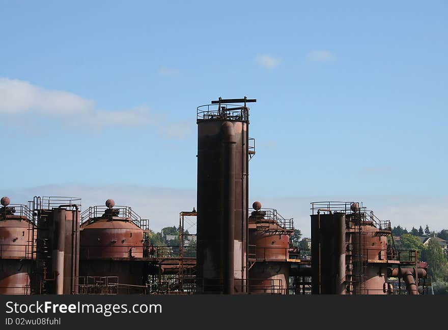 Gasworks Park at Seattle Washington