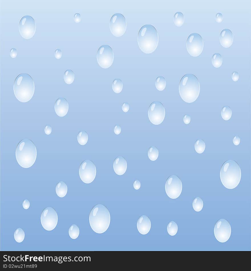 Water Drops Background