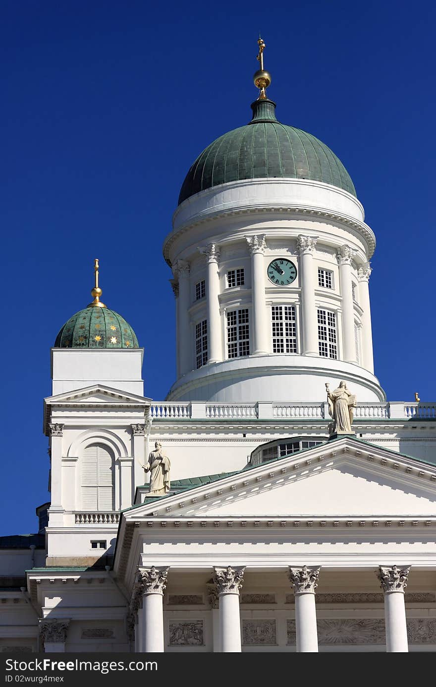 Cathedral dome in Helsinki.