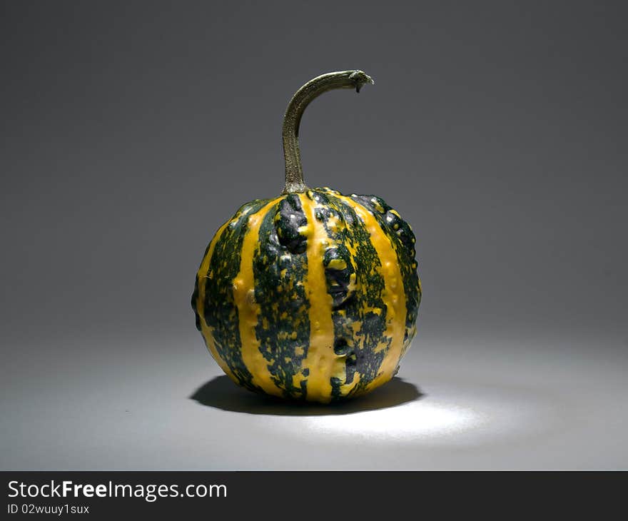 Green And Yellow Small Pumpkin