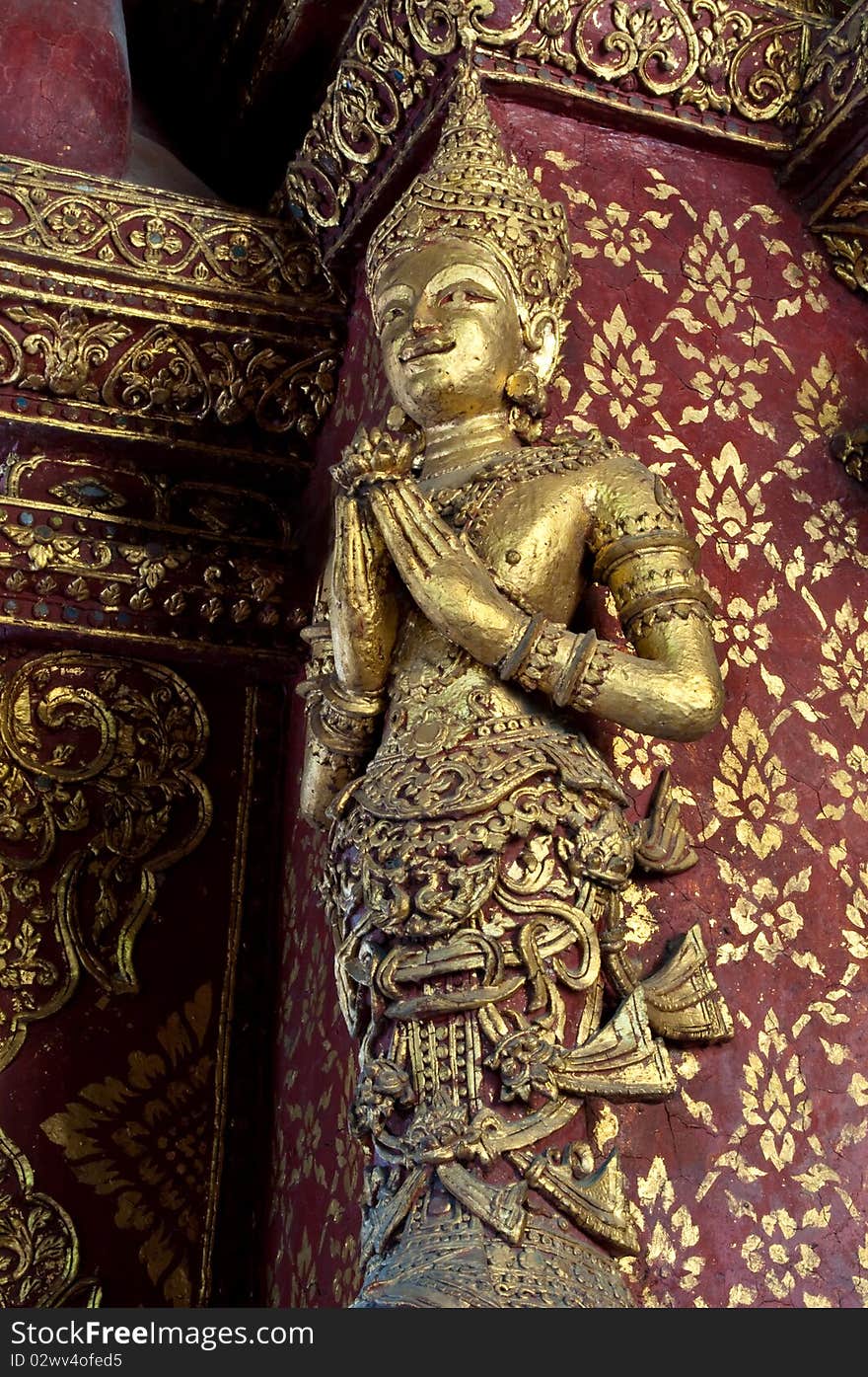 Thai art at Pasing temple