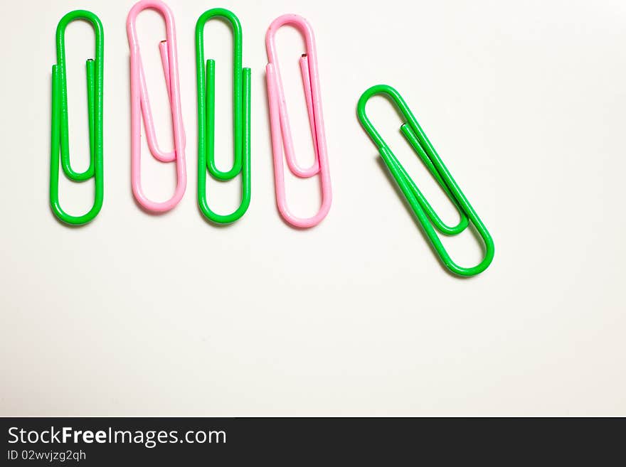 color paper clips for decorate your web