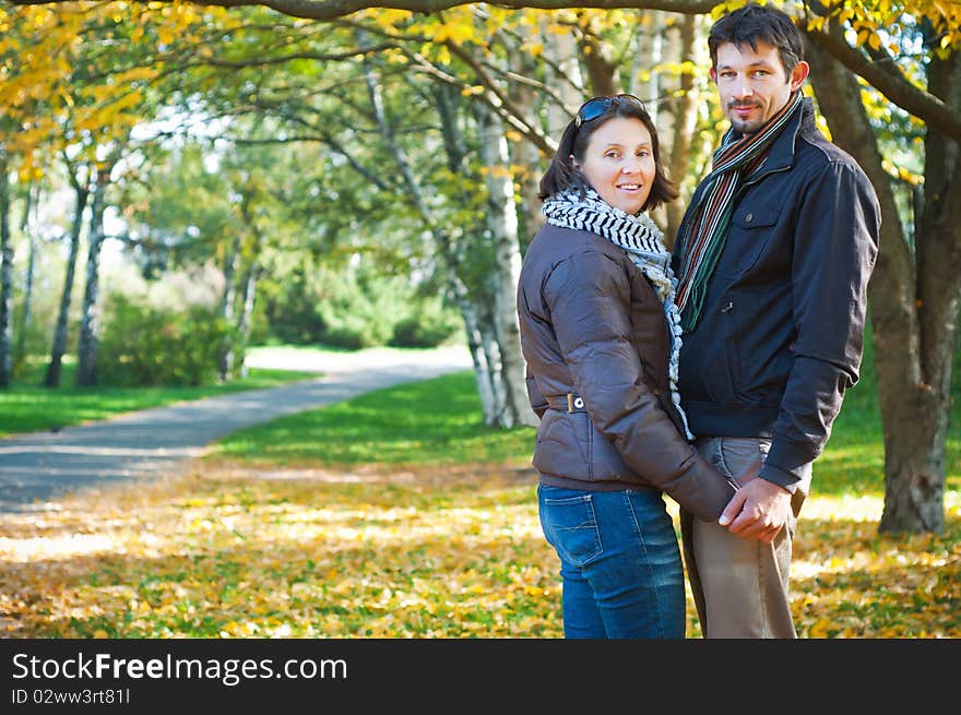 Romantic young beautiful couple