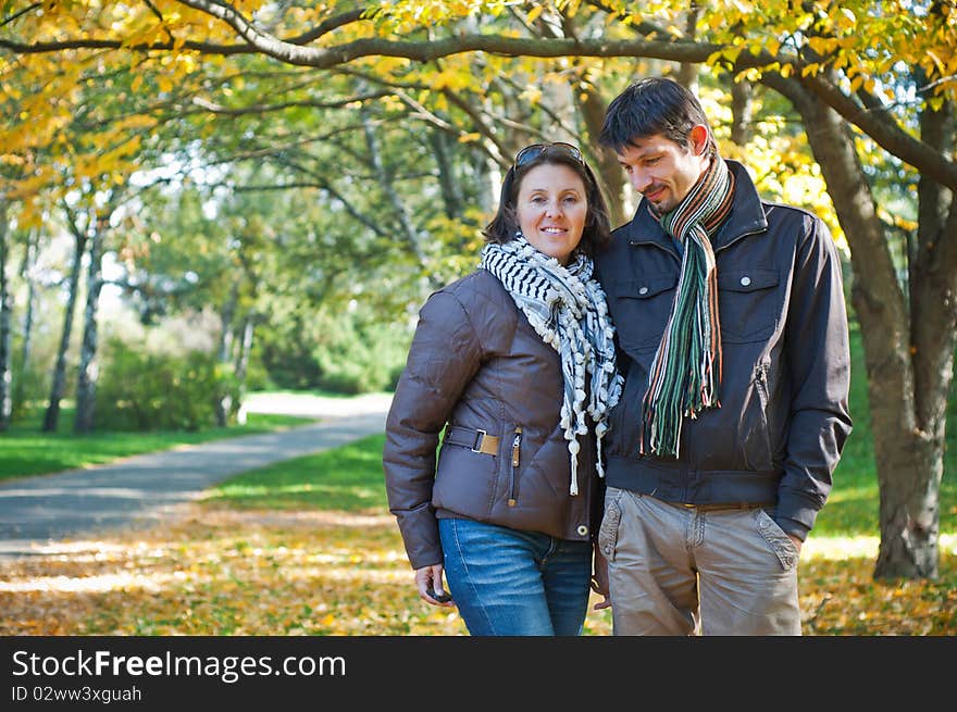 Romantic young beautiful couple