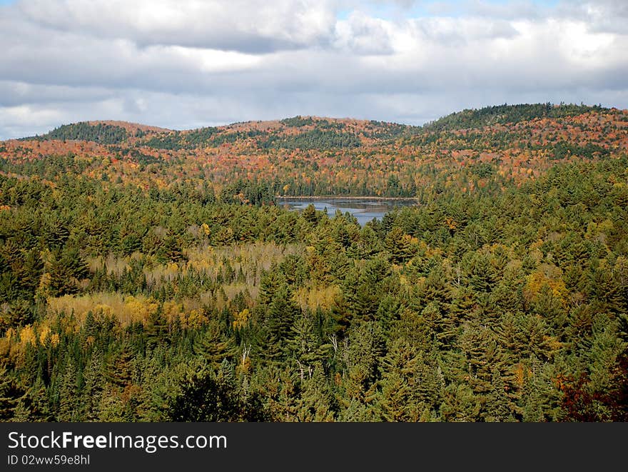 Lake in one od the national parks in Canada. Lake in one od the national parks in Canada