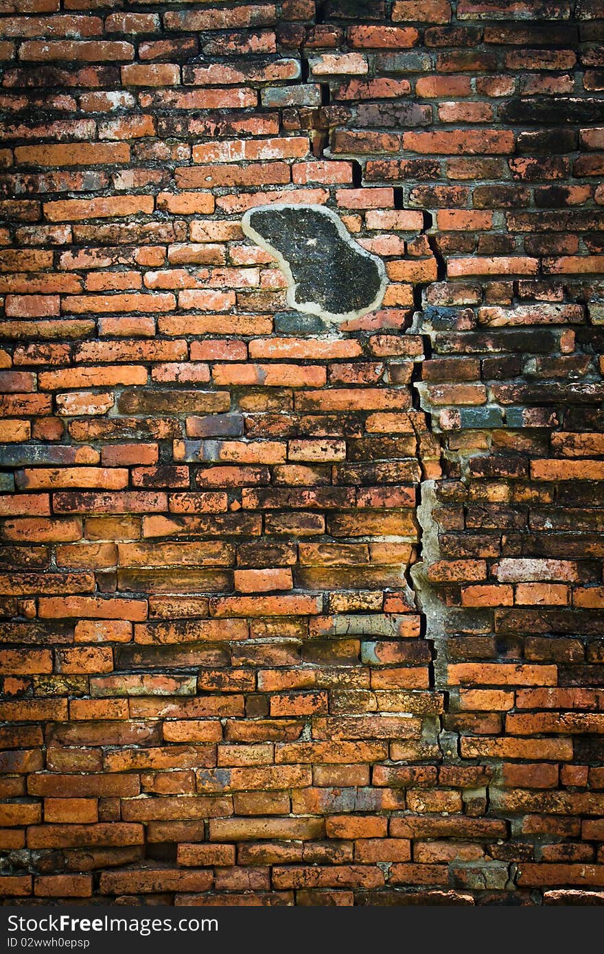 Old Vintage brick wall texture