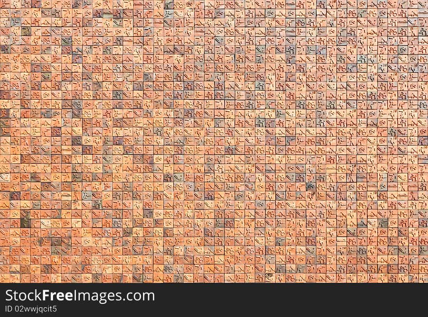 Black & Brown brick wall background