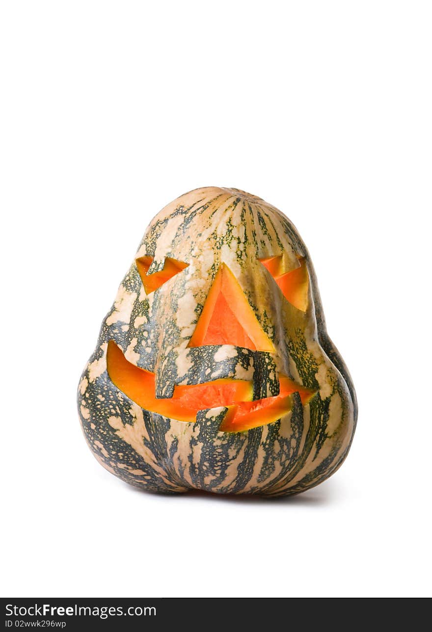 Halloween Pumpkin isolated on white