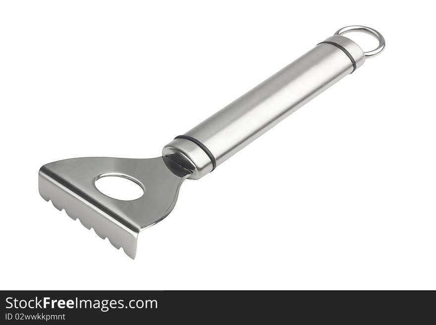 Stainless steel fish scraper