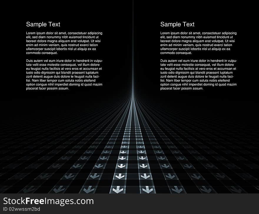 Conceptual grid on the subject of space, technology and movement. Conceptual grid on the subject of space, technology and movement.