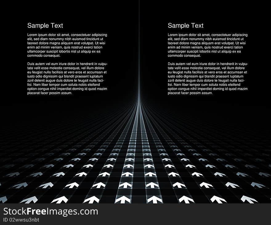 Conceptual grid on the subject of space, technology and movement. Conceptual grid on the subject of space, technology and movement.