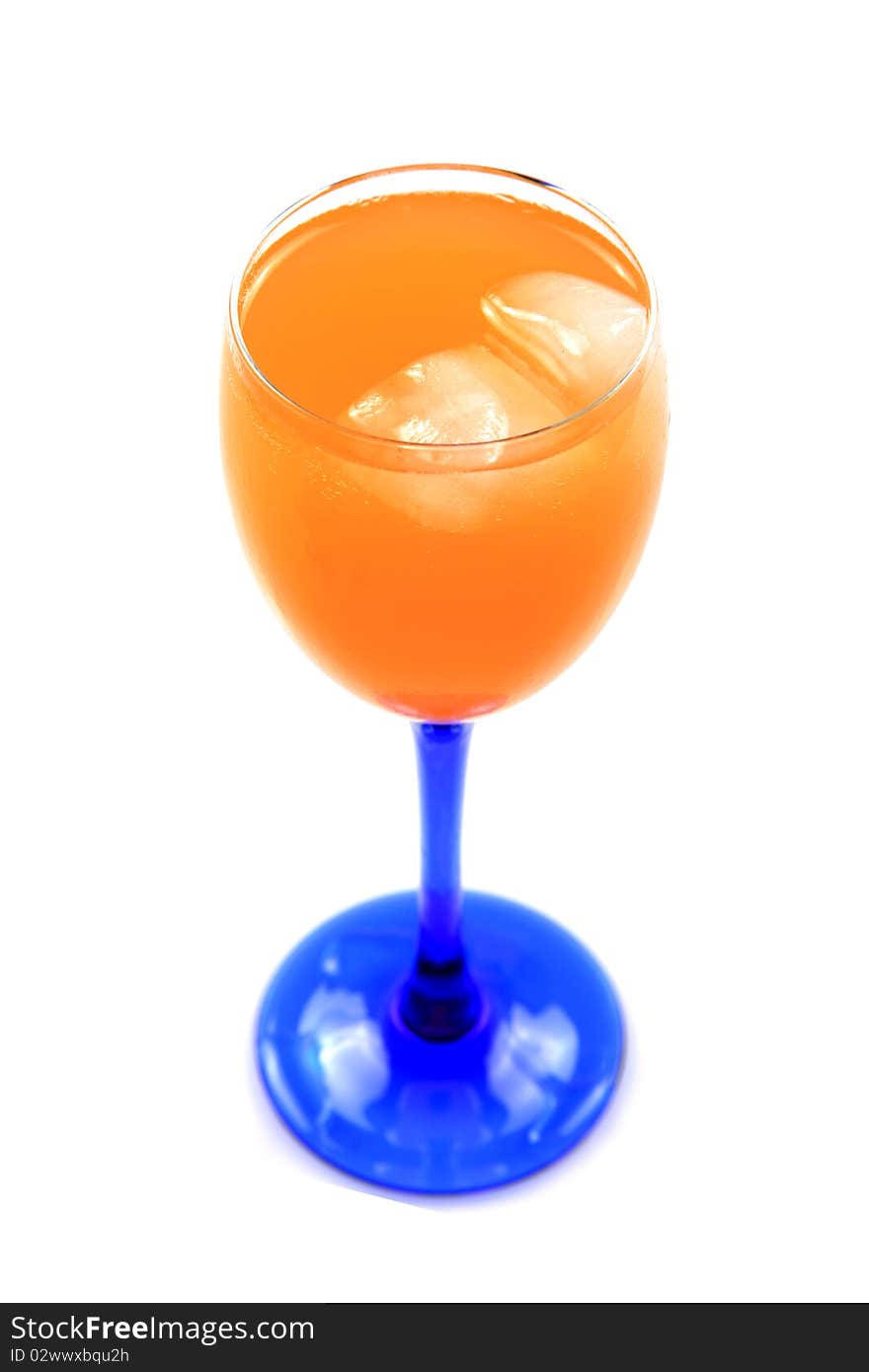 Orange juice glass