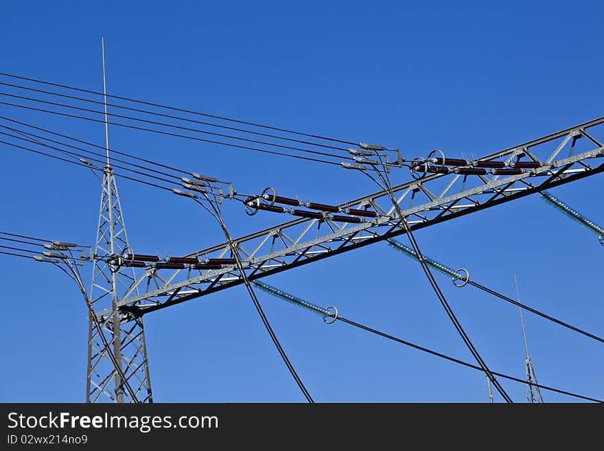 Electrical power plant with sky