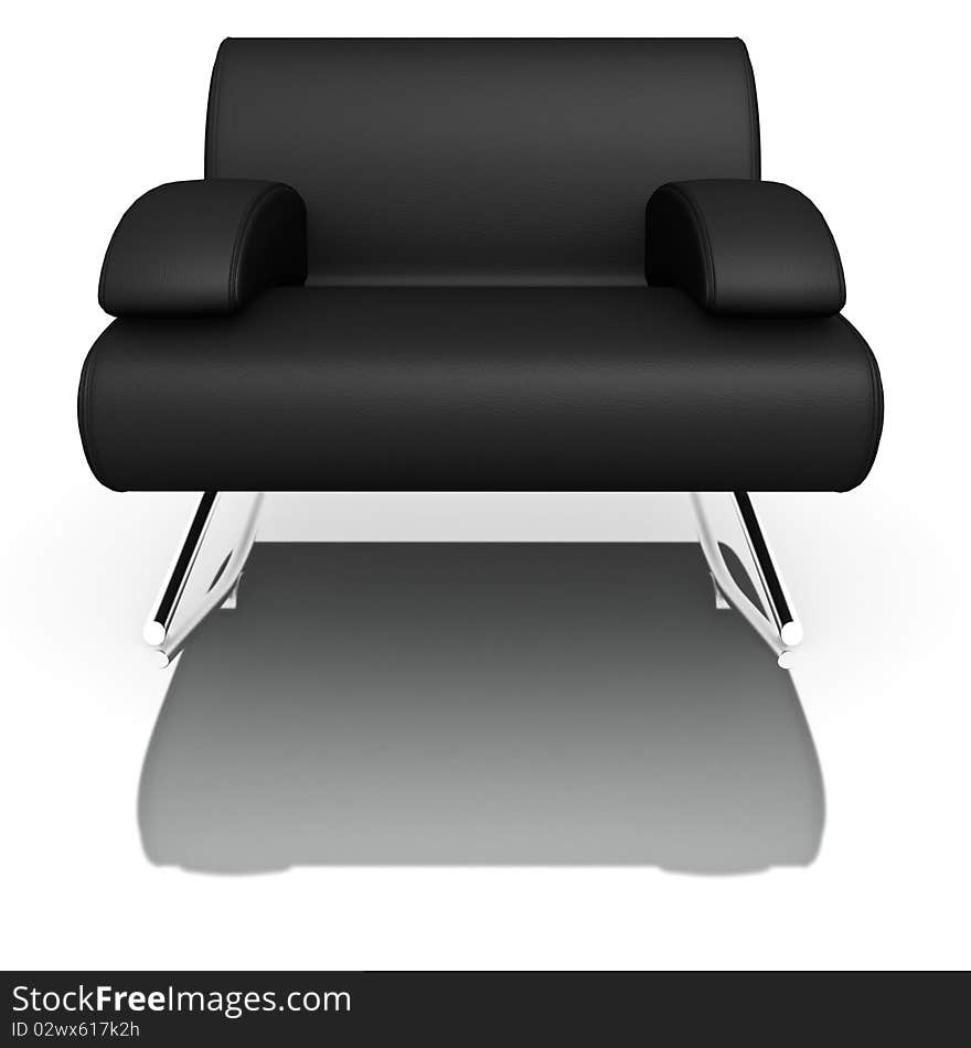 High resolution 3d render of a modern chair